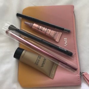 *SOLD* IPSY bag, AVON Glimmerstick, brushes,& samples